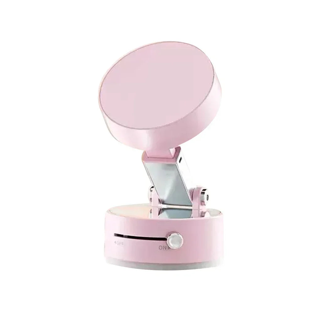 Vacuum Adsorption Magnetic Suction Cup Phone Mount Double Sided Hands-Free Magnetic Cell Phone Holder for Car/Gym/Mirror/Smoot