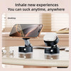 Vacuum Adsorption Magnetic Suction Cup Phone Mount Double Sided Hands-Free Magnetic Cell Phone Holder for Car/Gym/Mirror/Smoot