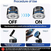 Vacuum Adsorption Magnetic Suction Cup Phone Mount Double Sided Hands-Free Magnetic Cell Phone Holder for Car/Gym/Mirror/Smoot
