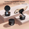 Vacuum Adsorption Magnetic Suction Cup Phone Mount Double Sided Hands-Free Magnetic Cell Phone Holder for Car/Gym/Mirror/Smoot