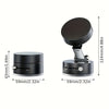 Vacuum Adsorption Magnetic Suction Cup Phone Mount Double Sided Hands-Free Magnetic Cell Phone Holder for Car/Gym/Mirror/Smoot